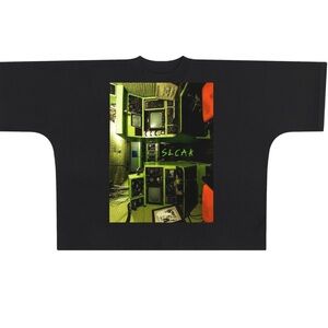 Black Short Sleeve Tee Graphic Design